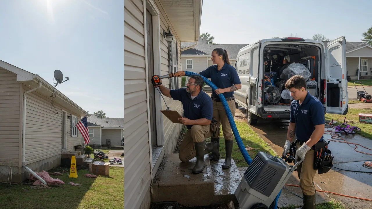 Ceiling Water Damage Restoration in Cannelton, WV near me